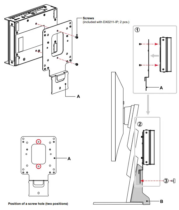 EIZO PCSK 03 Stand Bracket - EIZO DuraVision DX0211