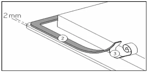 How to stick the gasket