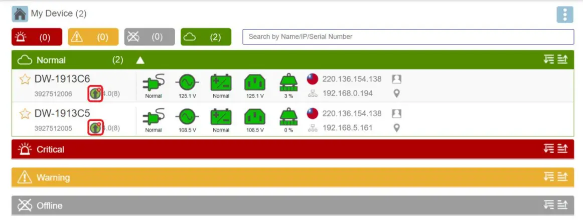Megatech DW811 NetAgentW Cloud Card Monitor - Firmware Upgrade