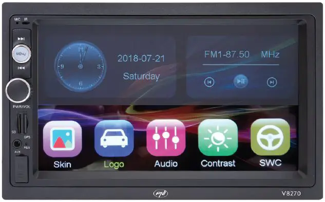 PNI V8270 GPS Car Radio With Screen PRO