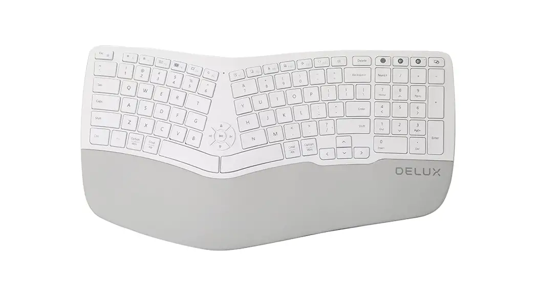 Delux Gm902 Wireless Ergonomic Split Keyboard Rechargeable User Manual