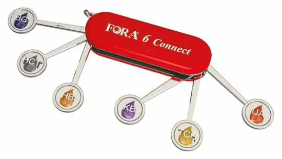 FORA BG50KT50 6 Connect Blood Glucose and Blood Ketone Meter - figure 1