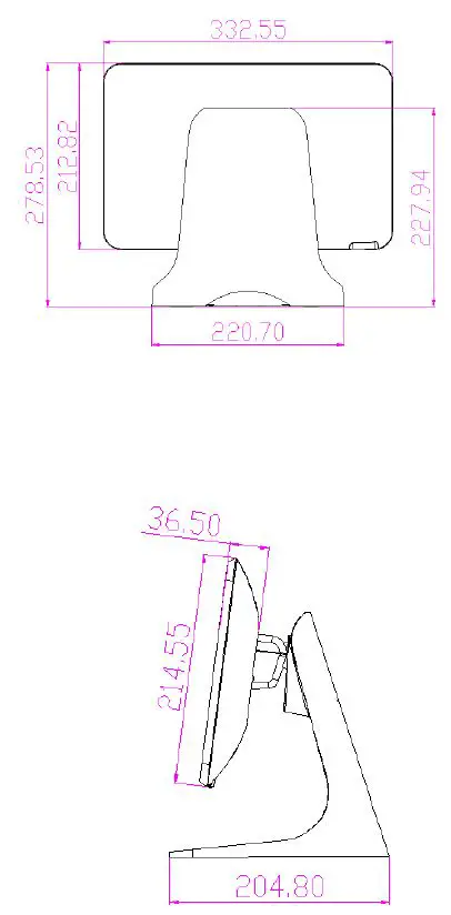 E-jeton R15 R Series Pos System-fig1