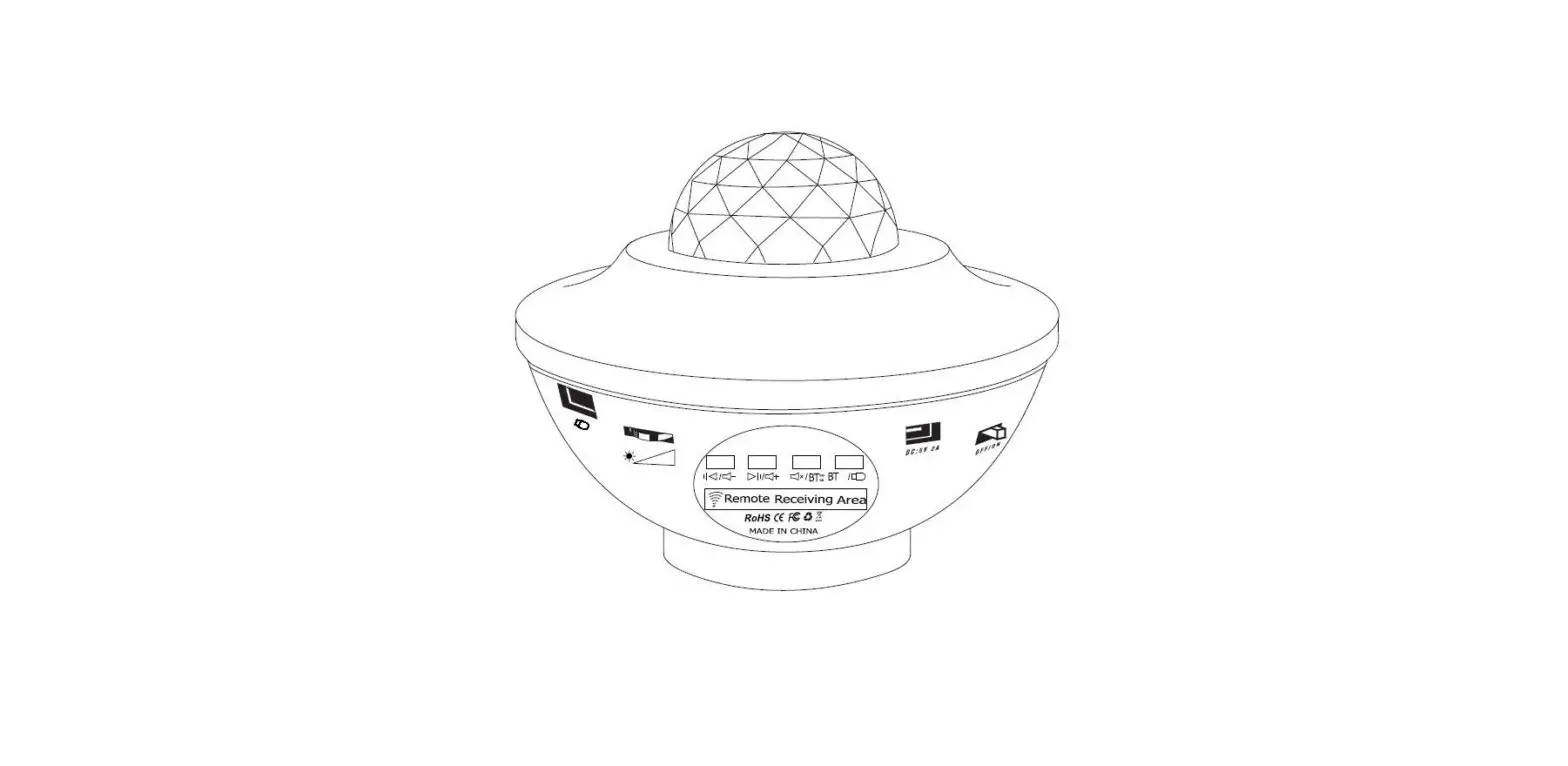 Amaryllis 21ark-xkd Galaxy Nightlight Projector User Manual