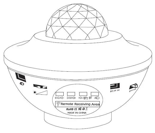 AMARYLLIS 21ARK-XKD Galaxy Nightlight Projector-PROD
