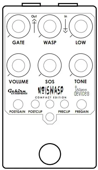 Gehirn ENTERPRISES NoisWasp Fuzz + Noise Maker 1