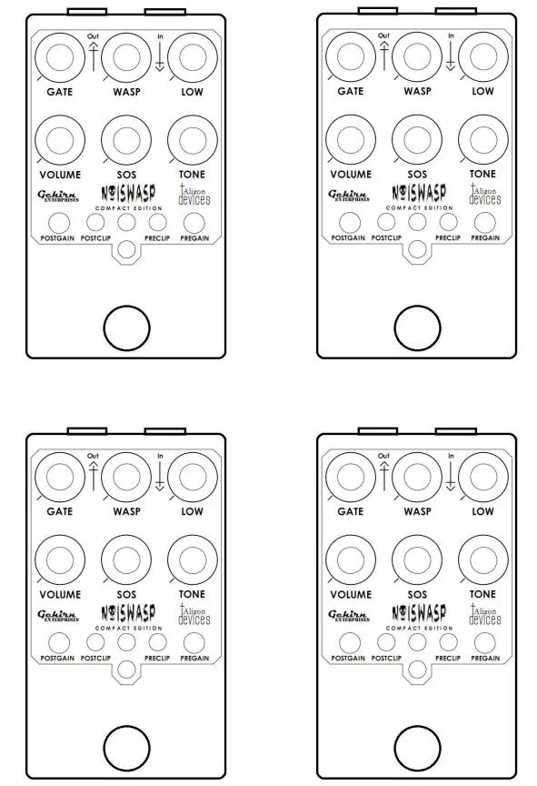 Gehirn ENTERPRISES NoisWasp Fuzz + Noise Maker 2
