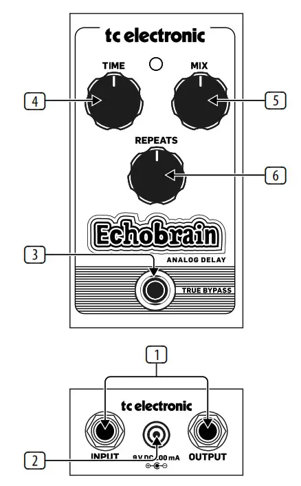 Vintage-Style Delay Pedal All-Analog Bucket-Brigade Circuit