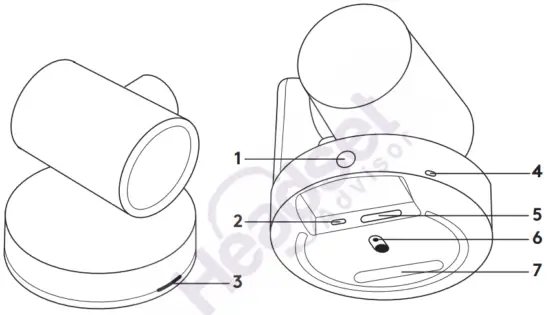 logitech 960 001226 Rally 4K PTZ Conferencing Camera - FIG 2