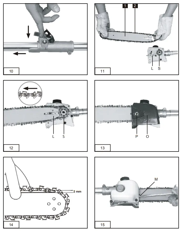RIDGELINE 97002 32.6 CC Gasoline Pole Saw - fig 3