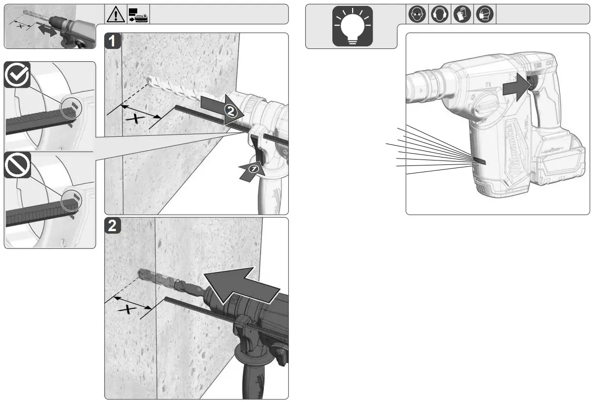 milwaukee M18 ONEFH Cordless SDS Plus Hammer Drill - figure 6