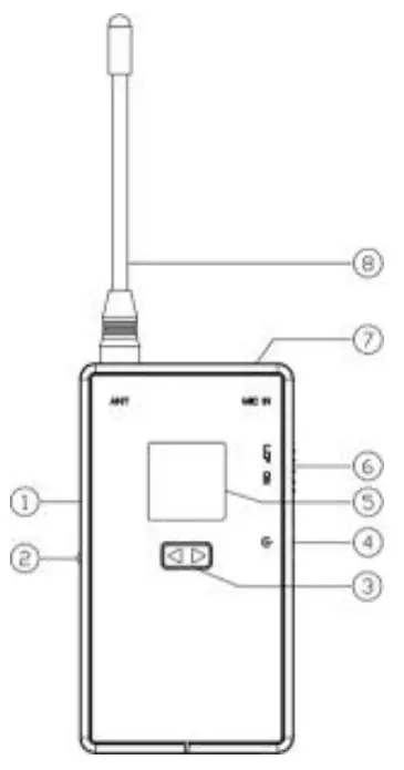 Shenzhen WM500X1 Wireless microphone - description