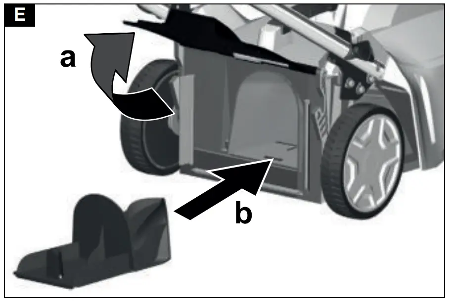 Attaching the mulch plug