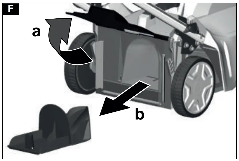 Installing the grass catcher