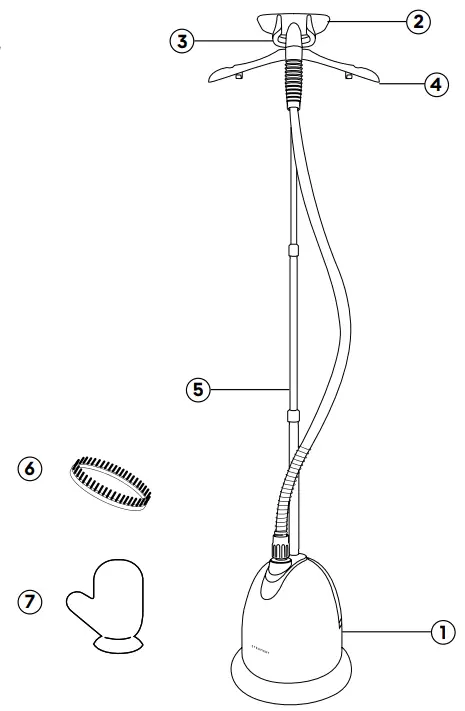 STEAMERY Cumulus No.3 Home Steamer - box