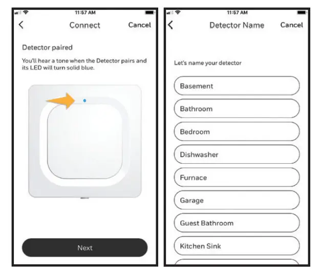 resideo CHW3610W WiFi Water Leak and Freeze Detector - figure 3
