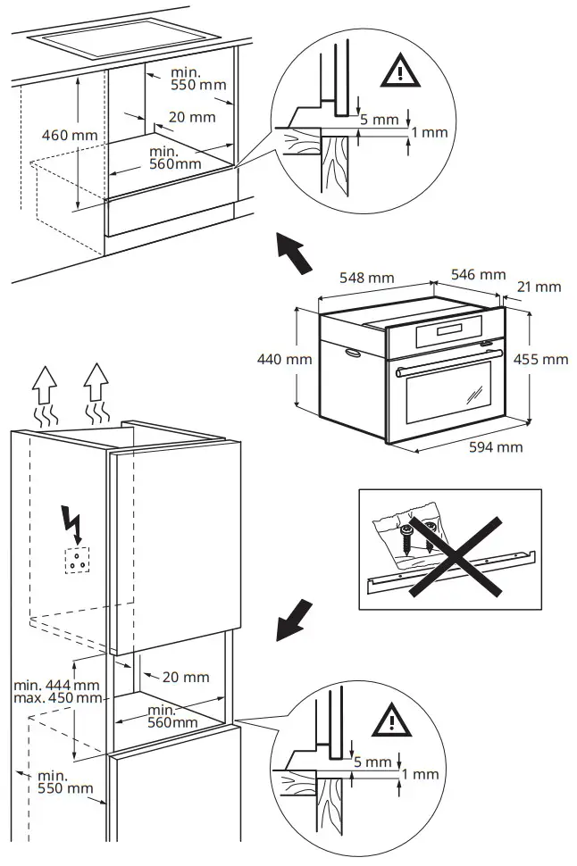 IKEA 305 082 38 Eftersmak Forced Air Oven