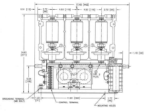 TOSHIBA-HCV5HA-Vacuum-contactor-7.2kv-10