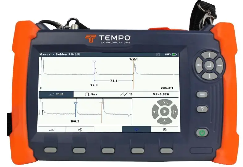 TEMPO-COMMUNICATIONS-CS90B-CableScout-Time-Domain-Reflectometer-product