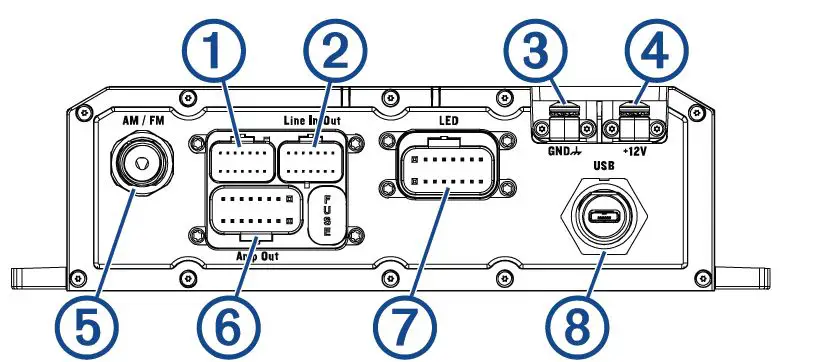 GARMIN 04336 Tread Audio Box with LED Controller 1