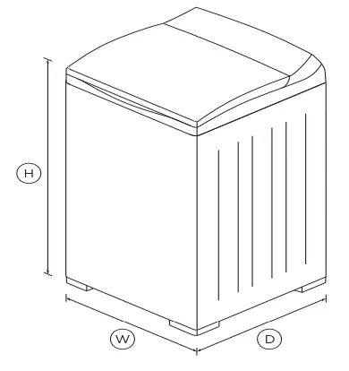 FISHER PAYKEL MW60 6kg Top Loader Washing Machine - fig1