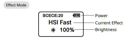 BRESSER BR-7RGB Mini Tube - Effect Mode