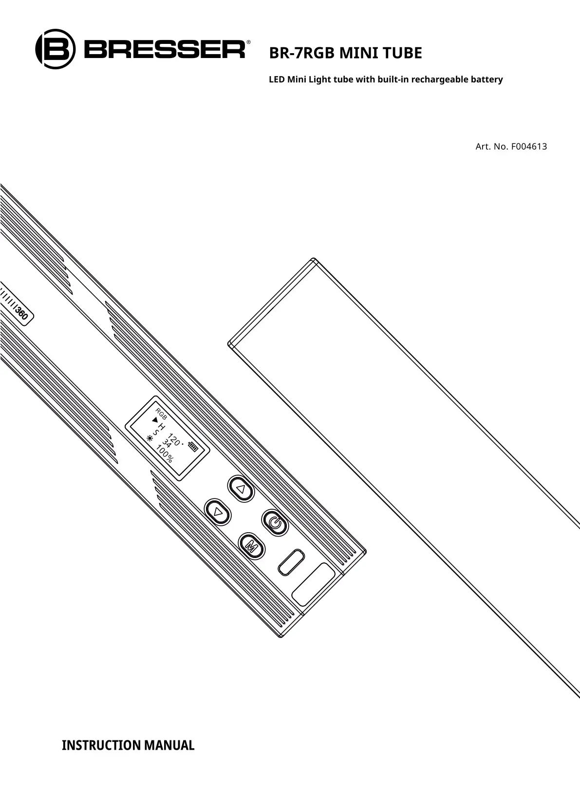 BRESSER BR-7RGB Mini Tube Instruction Manual
