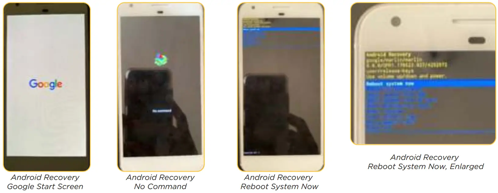StandUp WIRELESS SUW 014 Smartphone - Android Recovery Google Start Screen
