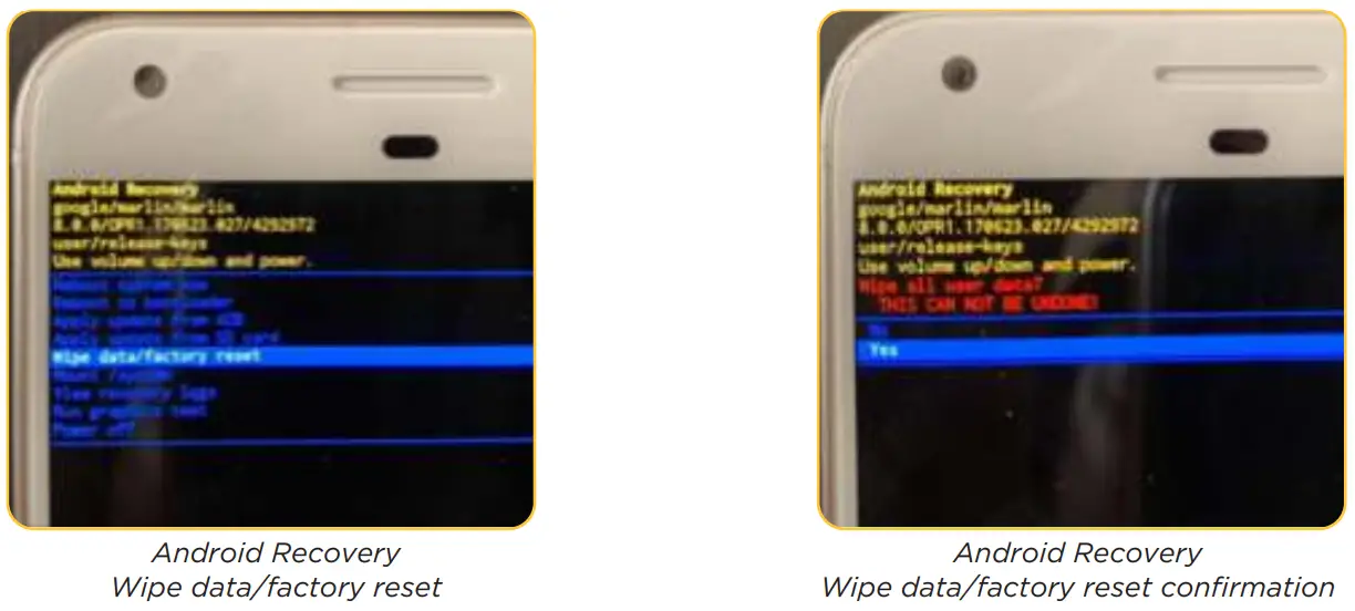 StandUp WIRELESS SUW 014 Smartphone - Android Recovery Wipe data factory reset