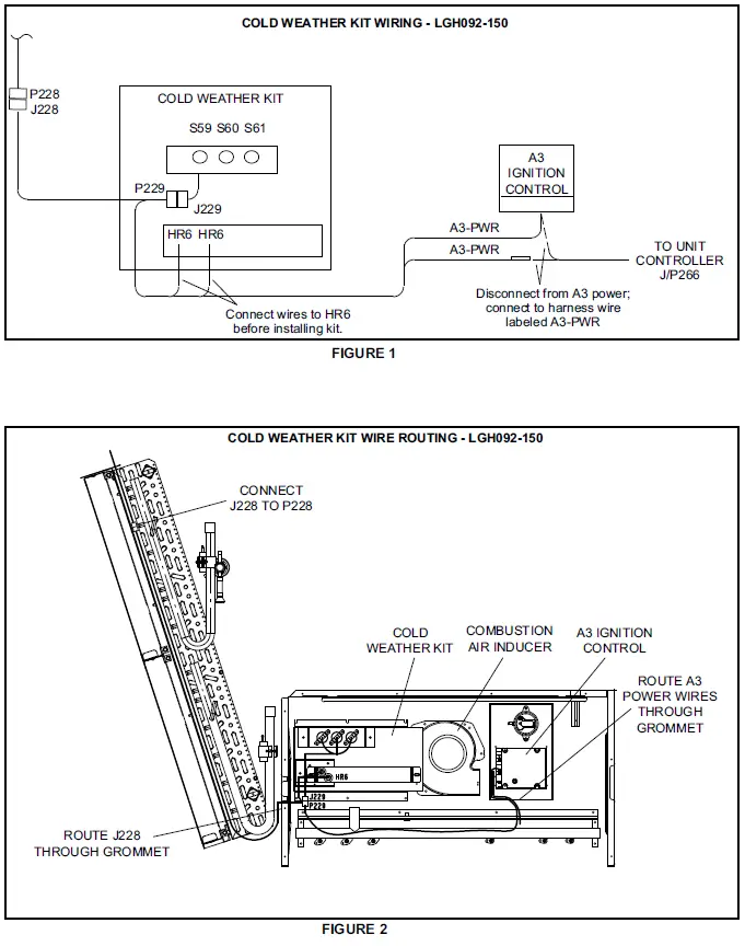 LENNOX 613930-01 Cold Weather Kit-1