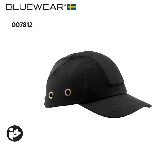 BLUEWEAR 007812 Protective Cap with a Visor Instruction Manual