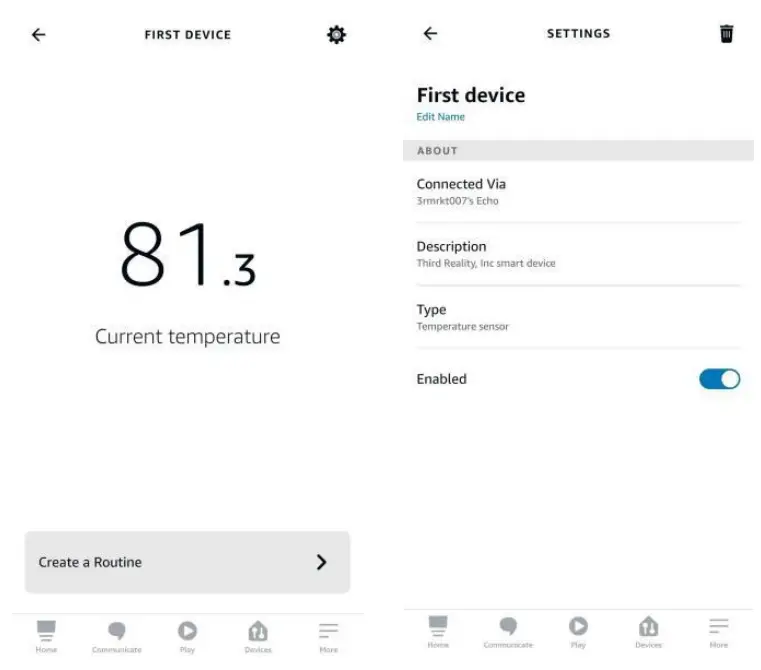 THIRD REALITY 3RTHS24BZ Temperature and Humidity Sensor - 10