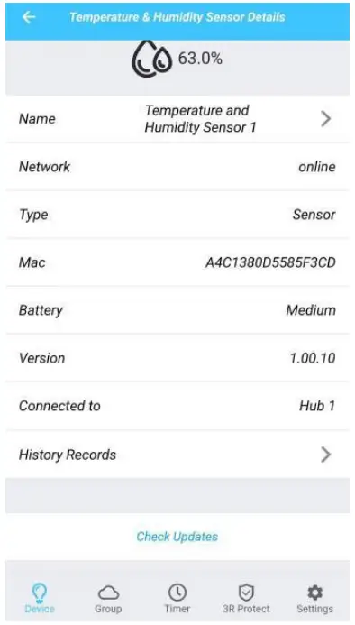 THIRD REALITY 3RTHS24BZ Temperature and Humidity Sensor - 7