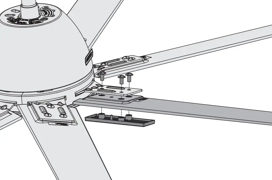 Hunter 51591 - Installing the Blades 1