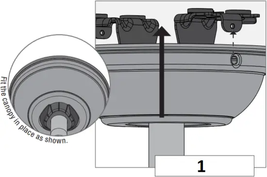 Hunter 51591 - Installing the Canopy 1