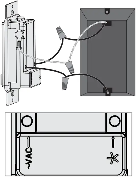 Hunter 51591 - Preparing the Wall Control 3a