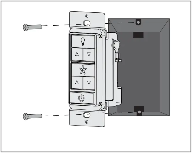 Hunter 51591 - Preparing the Wall Control 5