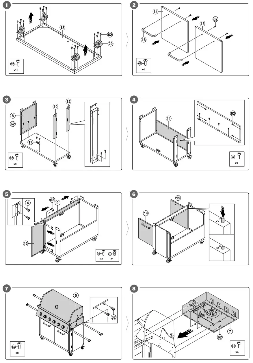 Burns and Barkles 010376 Gas Grill - fig 2
