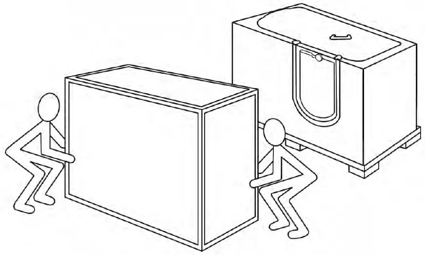 ELLA Outward Swing Walk-In Bathtub U-shape and L- 03