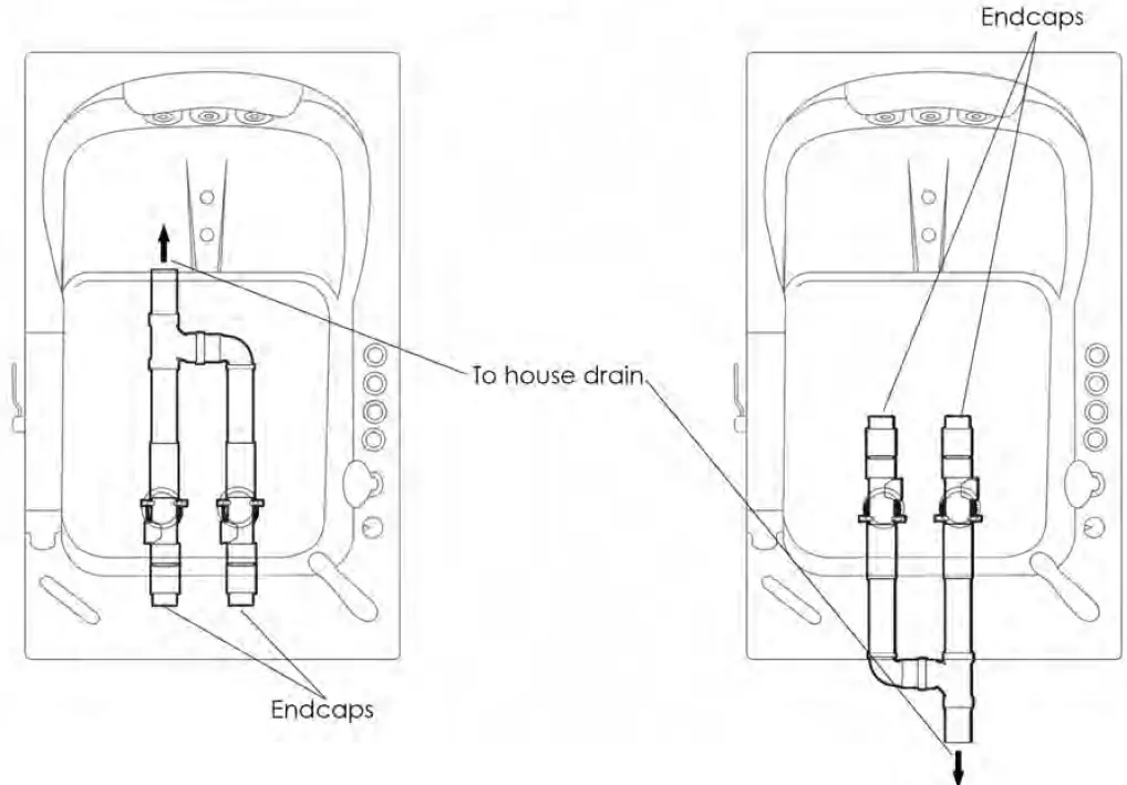 ELLA Outward Swing Walk-In Bathtub U-shape and L- 28