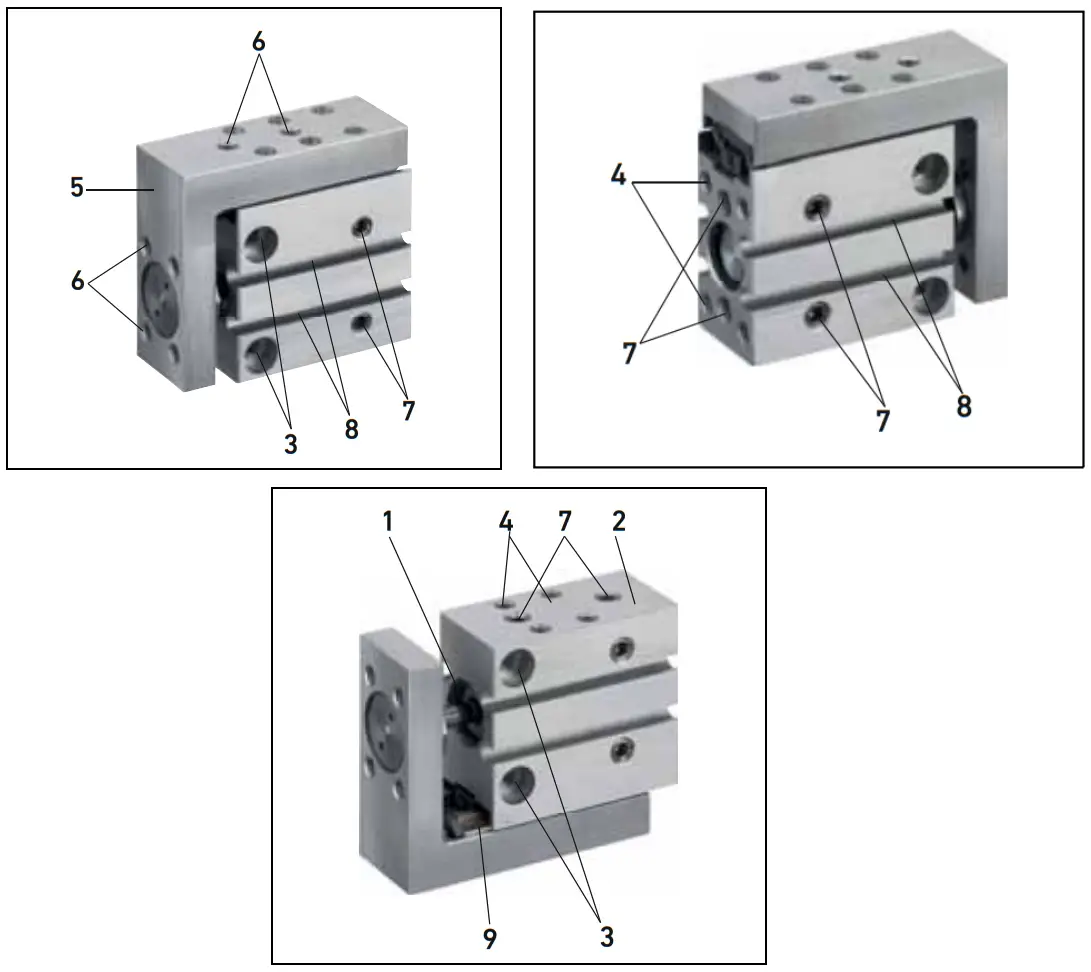 AVENTICS MSN Mini Slide Series Cylinder - FIG 1