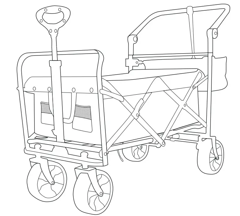 lifegoods LG1189 Foldable Handcart