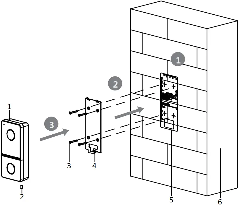 HIKVISION Series Video Intercom Villa Door Station 4A