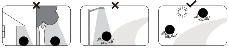 anko Solar Powered Fairy Net Lights 2X2M - Direct sunlight is required to charge the battery