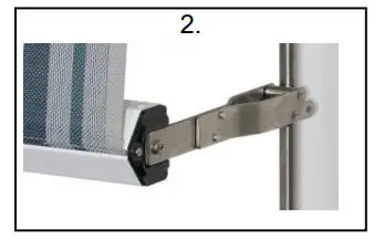 betta 2000 Auto Lock Arm Awning with Guide Bars with Brackets - figure 2
