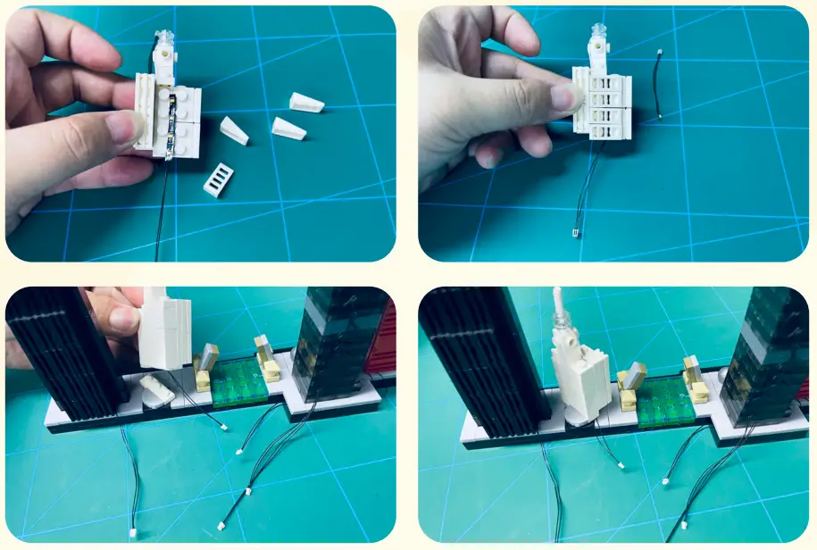 GAME OF BRICKS 21033 Light Kit for Chicago - fig14