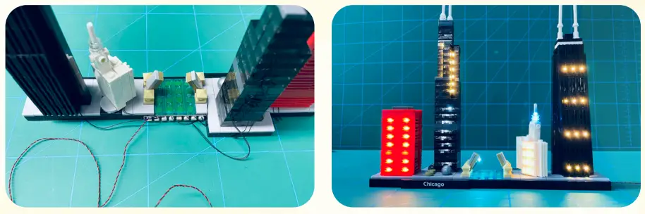 GAME OF BRICKS 21033 Light Kit for Chicago - fig17