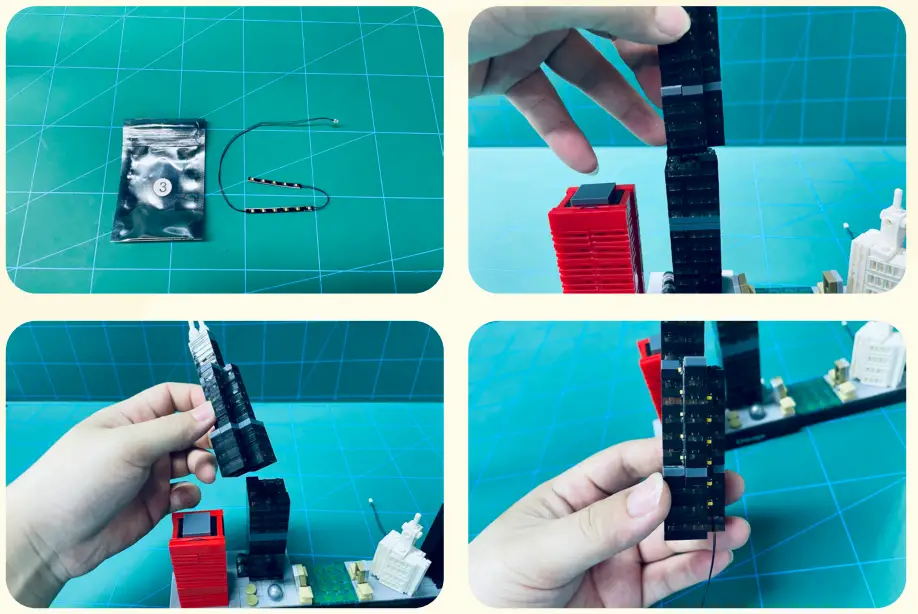 GAME OF BRICKS 21033 Light Kit for Chicago - fig8