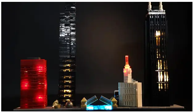 GAME OF BRICKS 21033 Light Kit for Chicago