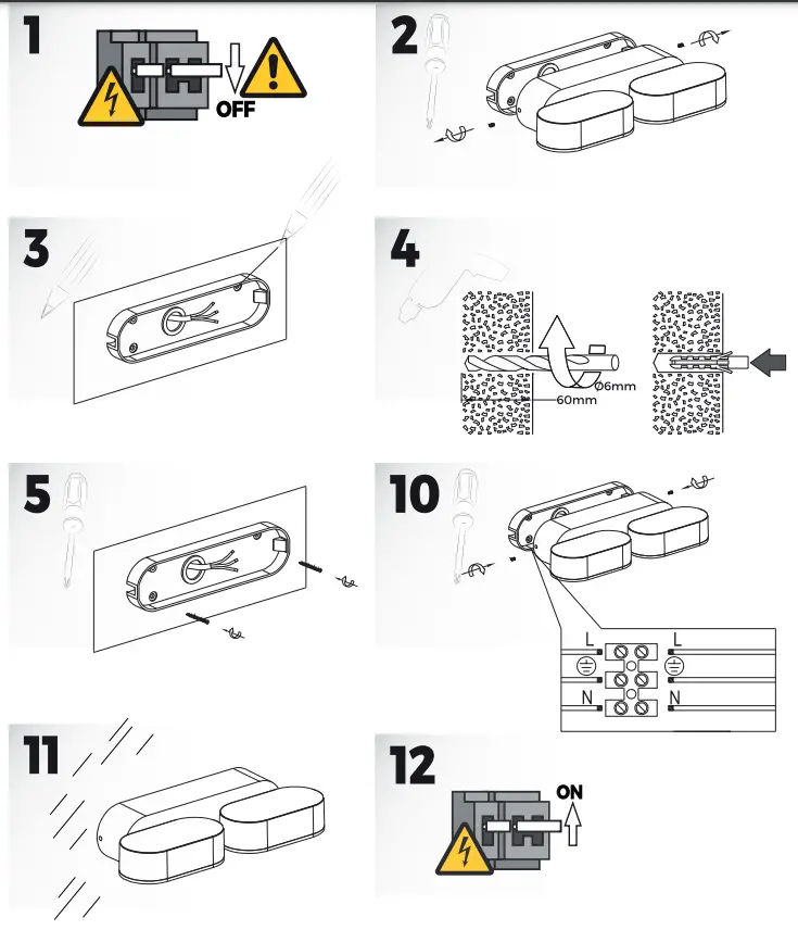 LED s light 2700K 6W Barcelona Outdoor Wall Light